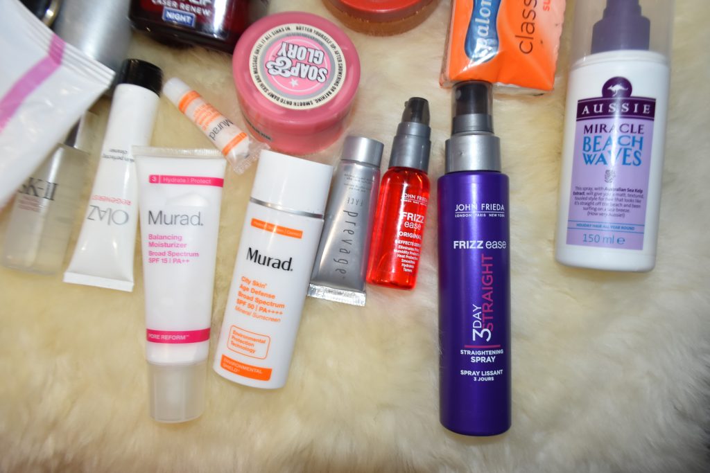 Beauty And Hair Products In My Carry-On Bag